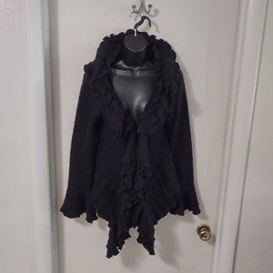 Hendi Asymmetrical knit sweater jacket S/M fits like L